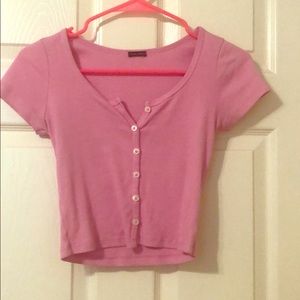 Pink crop top